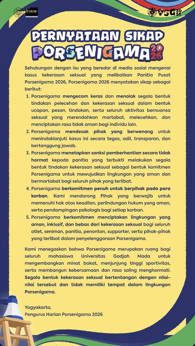 gikugm's tweet photo. Pernyataan Sikap dan Pencabutan Keanggotaan https://t.co/p218DZ2IEj
