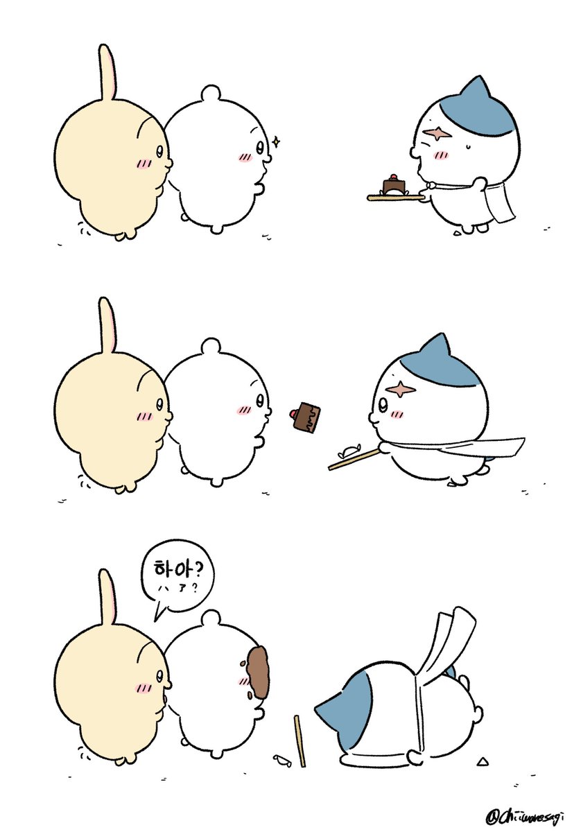 Chiiwaresagi's tweet photo. ランカーになっても
랭커가 되어도
#ちいかわファンアート #Chiikawa #먼작귀 #ちいかわ https://t.co/Z0SRle10cu
