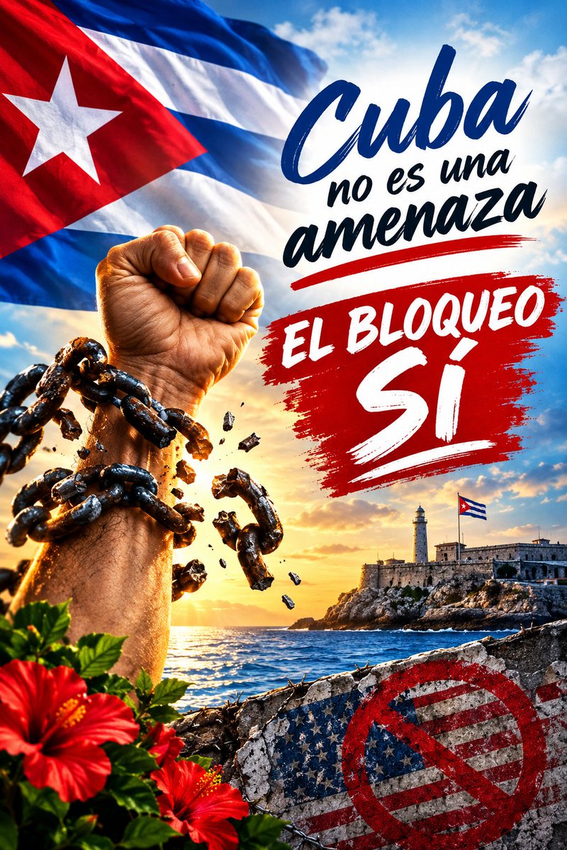 ivanc73's tweet photo. El bloqueo es una verdadera amenaza para Cuba y el mundo, limita las relaciones del resto del mundo con Cuba, afecta la alimentación, el comercio, la energía, la educación, salud turismo, todas las esferas de la sociedad. #TumbaElBloqueo #LatirAvileño #LatiendoConFidel https://t.co/tebU7I4cS1