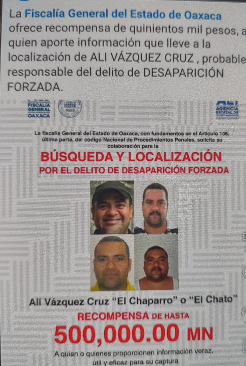 Replica_Tweets's tweet photo. Vamos a ayudar al @FiscalOaxaca en su búsqueda de ediles con Nexus con la DO
Adriana Vasquez Cruz, edil de #Tapanatepec, militante del #FUCO, amiga entrañable de ..😵🤡 Del #senador @Nino_Morales1
Hermana de Ali Vasquez; traficante de migrantes, extorsión etc
#NoSabian!! https://t.co/9uQHHc5aI2