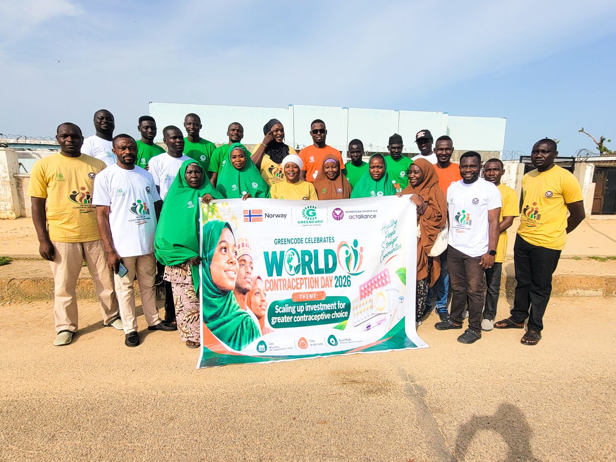 greencode12's tweet photo. World Contraception Day 2026
We went out on the street of Maiduguri and Dikwa LGA to increase awareness, promote access to accurate information on contraceptive methods, and encouraging individuals and couples to make informed decisions about their reproductive health. https://t.co/Y4kUuHAnAs