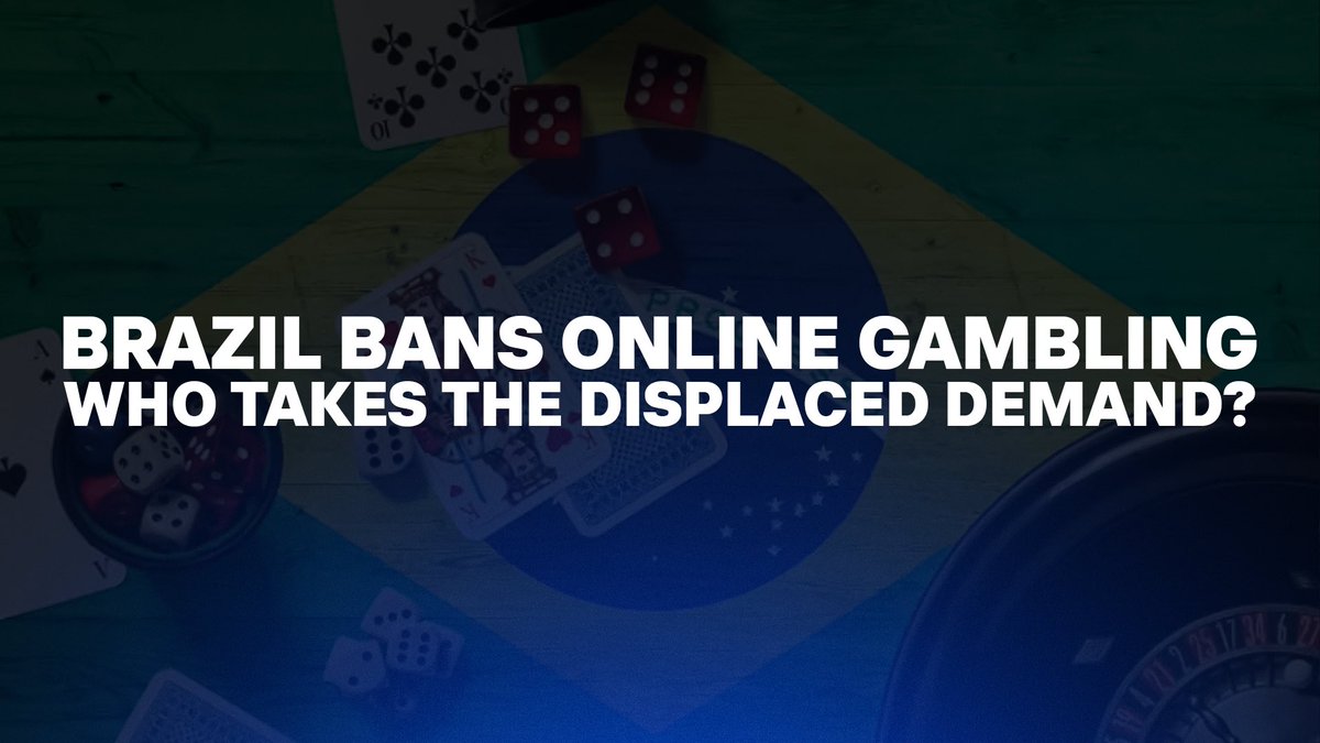 LoreAlerts's tweet photo. Brazil has banned online sports betting and casinos forcing licensed operators to shut down. But closing those sites won’t necessarily stop the people using them from gambling.

Offshore operators could pick up some of that demand. On-chain casinos could find the opening too especially if they make it easier for players to access games without pushing KYC.

But this also doesn’t make the offshore or on-chain platforms exempt from Brazil’s ban. No KYC and unrestricted access are product choices, not permission to operate.

But that is the potential issue Brazil has created. Licensed businesses are being forced out while their customers will still want to bet.

Brazil can close its regulated market but it just creates the question of who takes the displaced demand?