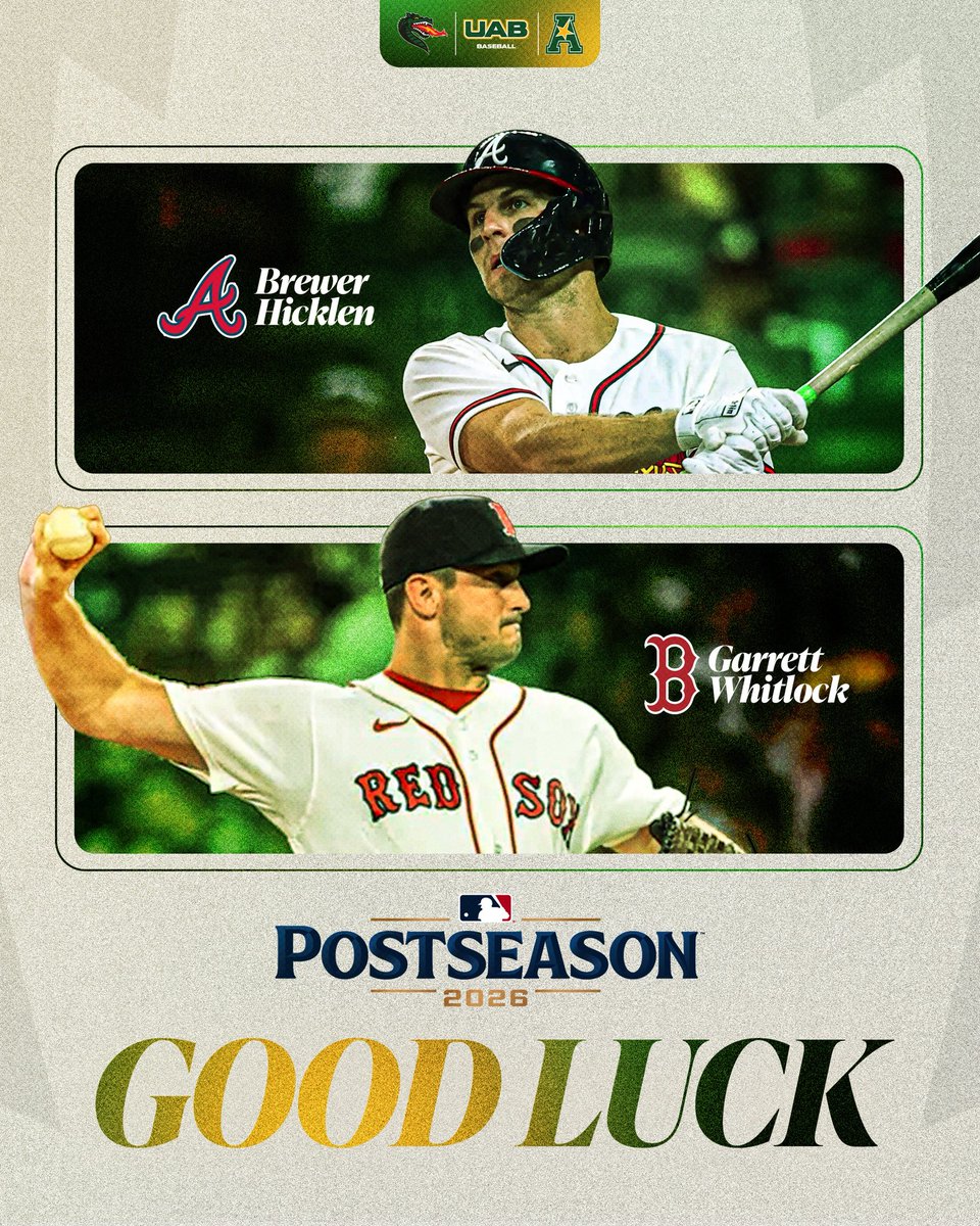 UAB_Baseball's tweet photo. Where the stars shine brightest⭐️

Good luck to Garrett and Brewer in the Postseason! https://t.co/4Re2cFTtGl