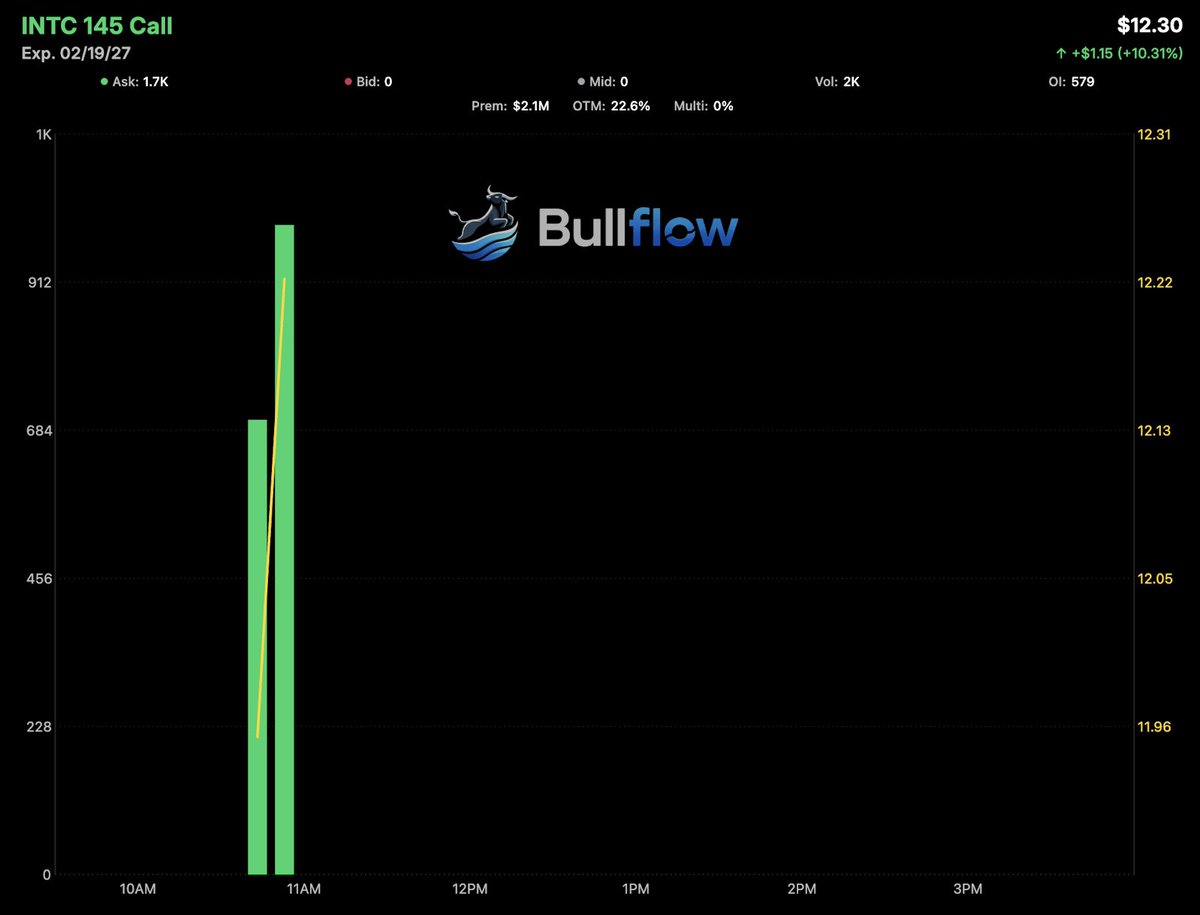 ThePupOfWallSt's tweet photo. $INTC 145C 2/19/27 https://t.co/P25hQcJNzY