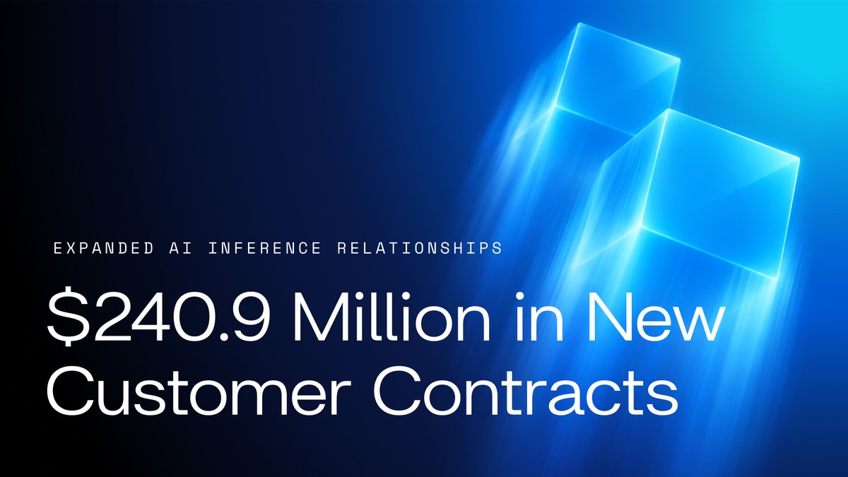QumulusAI's tweet photo. "We're excited to keep growing alongside AI builders that are changing what this industry can do, and it says a lot that both of these customers came back to commit to three more years with us," said Mike Maniscalco, CEO of QumulusAI. "Inference platforms are planning capacity years out now, and they are backing those plans with cash. That lets us place GPUs against signed contracts rather than against forecasts."

Read More >> https://t.co/wiSR0OJbJp

#hyperspeed #AIinfrastructure