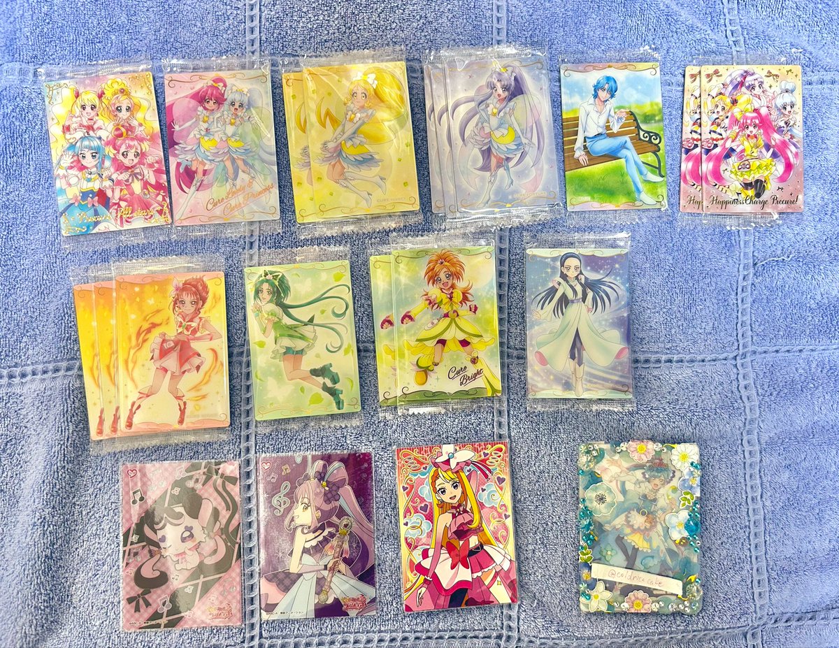 coldricecake's tweet photo. プリキュア　グミカ　グミカード　キラキラカードグミ　ウエハース　交換

譲:画像1-4
求:リプ欄画像

アルカナは大福を含む交換優先です。
郵送での交換となります。1:1からでも可🙆‍♀️
検索からでもお気軽にお声掛けください🙇‍♀️ https://t.co/JXHr93HUm8