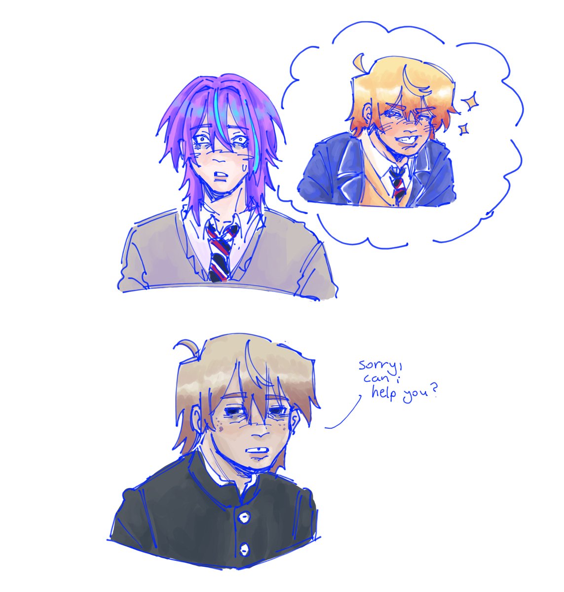 Zeep_Zorp123's tweet photo. i dont think this is what u meant but thats my interpretation.... sega when are we adressing elephant in the room middle school kasa.....   #pjsk_FA #ruikasa https://t.co/5NFLyxuylm