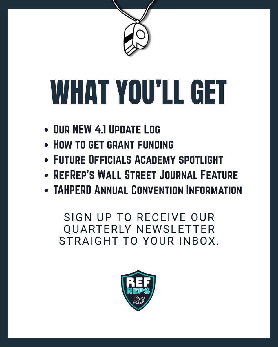 RefReps's tweet photo. Our quarterly newsletter has arrived, and you definitely don't want to miss out. Sign up to receive our newsletter in your inbox so you can learn how to get grant funding, see our new 4.1 updates, and much more!

👇Subscribe:
https://t.co/8Eey5zBO9O

#refreps #newsletter https://t.co/rDnYcLT46K