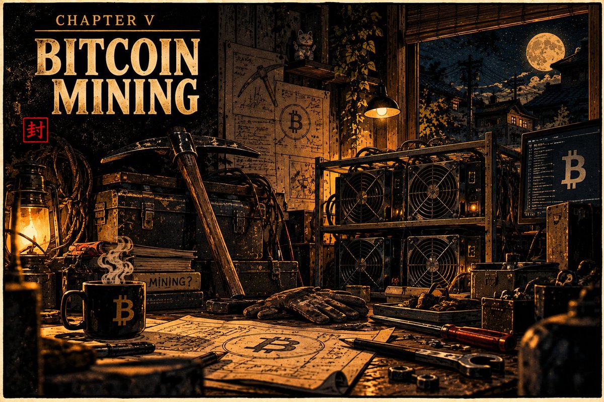 Natoshiskmto's tweet photo. CHAPTER V — BITCOIN MINING ⛏️₿

Coming TODAY. ❤️❤️

NATOSHI discovers what really happens when you start digging…

The machines are running.
The blocks are waiting.
And NATOSHI is ready to mine. 🐈‍⬛

#NATOSHI #Bitcoin #BTC #BitcoinMining #Crypto #Solana #Memecoin #ember https://t.co/eRtC1jeAnE