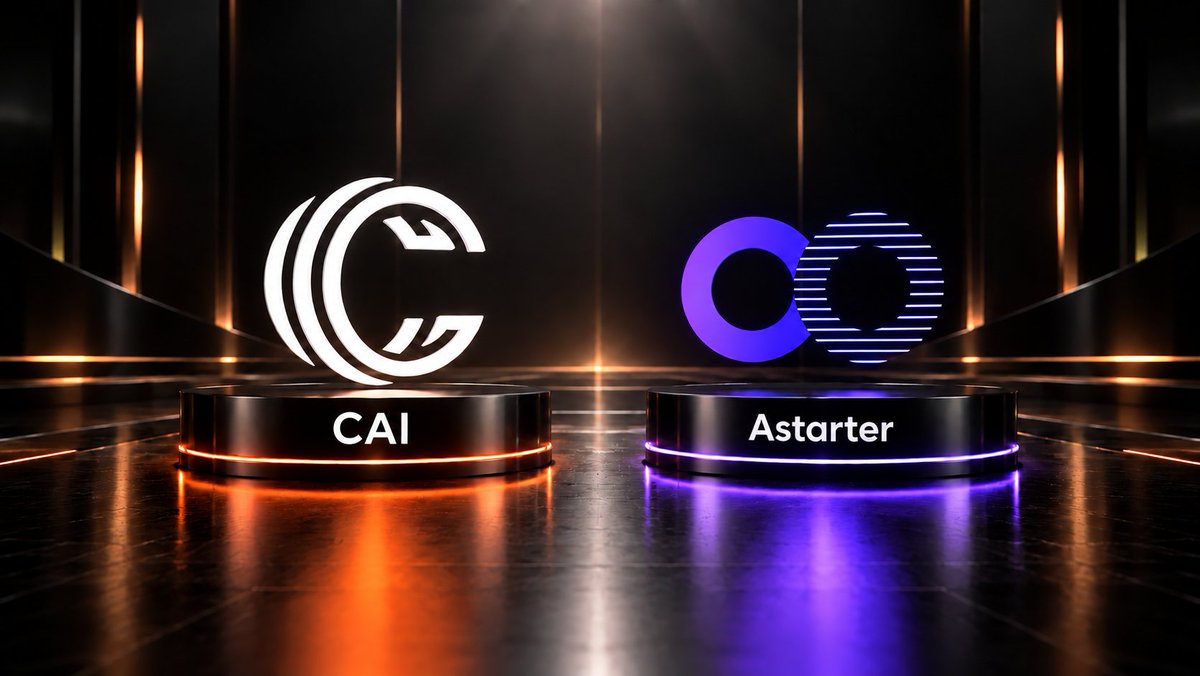 CAI_protocol's tweet photo. CAI × @AstarterDeFiHub 🤝

The autonomous AI economy needs more than intelligent agents — it needs infrastructure that lets them compute, transact, and settle on-chain.

Astarter is building exactly that, connecting AI compute, on-chain execution, payments, and agent-driven activity into one ecosystem.

CAI is excited to explore deeper collaboration with Astarter around AI agents, on-chain infrastructure, and the next phase of the AI × Web3 economy⚡️

More ahead.

#CAI #Astarter #AI #Web3