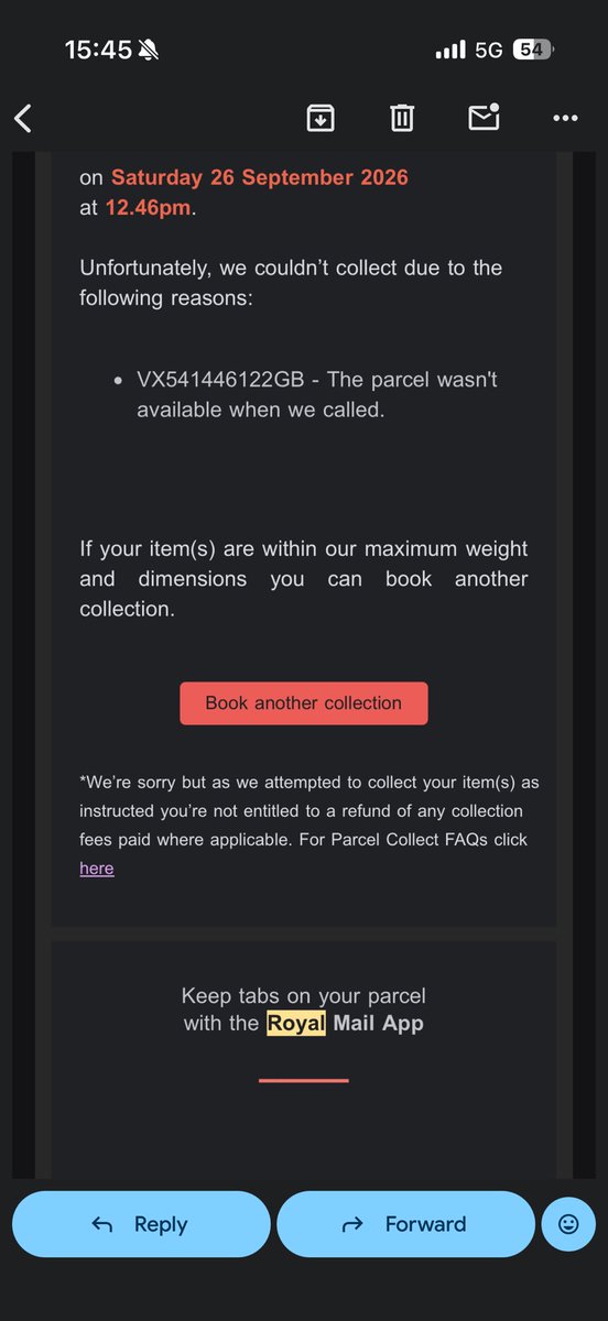 kunJNR's tweet photo. I did not know @RoyalMail is this unreliable. Ordinary home collection, I rebooked for 9 days straight until I took it to a shop myself yesterday 🤣@RoyalMail @royalmailnews do better https://t.co/PBsUd6bGFi