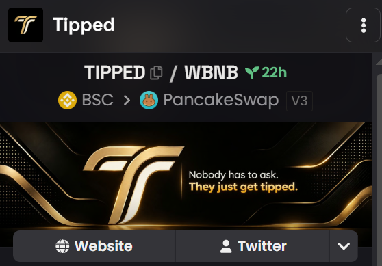 Tippedonbrew's tweet photo. Tipped updated on dexscreener 

https://t.co/1huCZmPT4u https://t.co/WYfQ2J99tJ