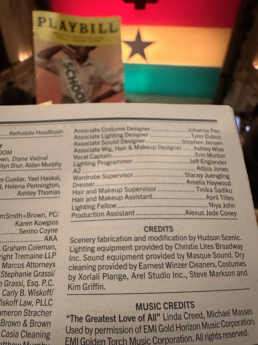 xorlaliplange's tweet photo. Me lately! 

My name in the playbill exactly a year after graduating Tisch is quite lit 🔥 https://t.co/erYFYZ7DCh