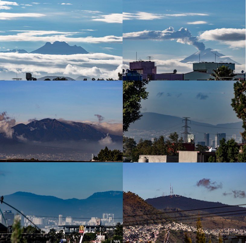 Meteoalert_CDMX's tweet photo. ❇️ESPECTACULARES VISTAS DE #CDMX Y SUS MONTAÑAS 29/sep/2026

El Iztaccíhuatl, Popocatépetl, Ajusco, edificios en Reforma, zona de Santa Fe y el cerro del Chiquihuite

⚠️Aprovechen el Sol y calor, ya que el tiempo cambiará a finales de semana con lluvias fuertes y descenso térmico https://t.co/joaxoHi5WS