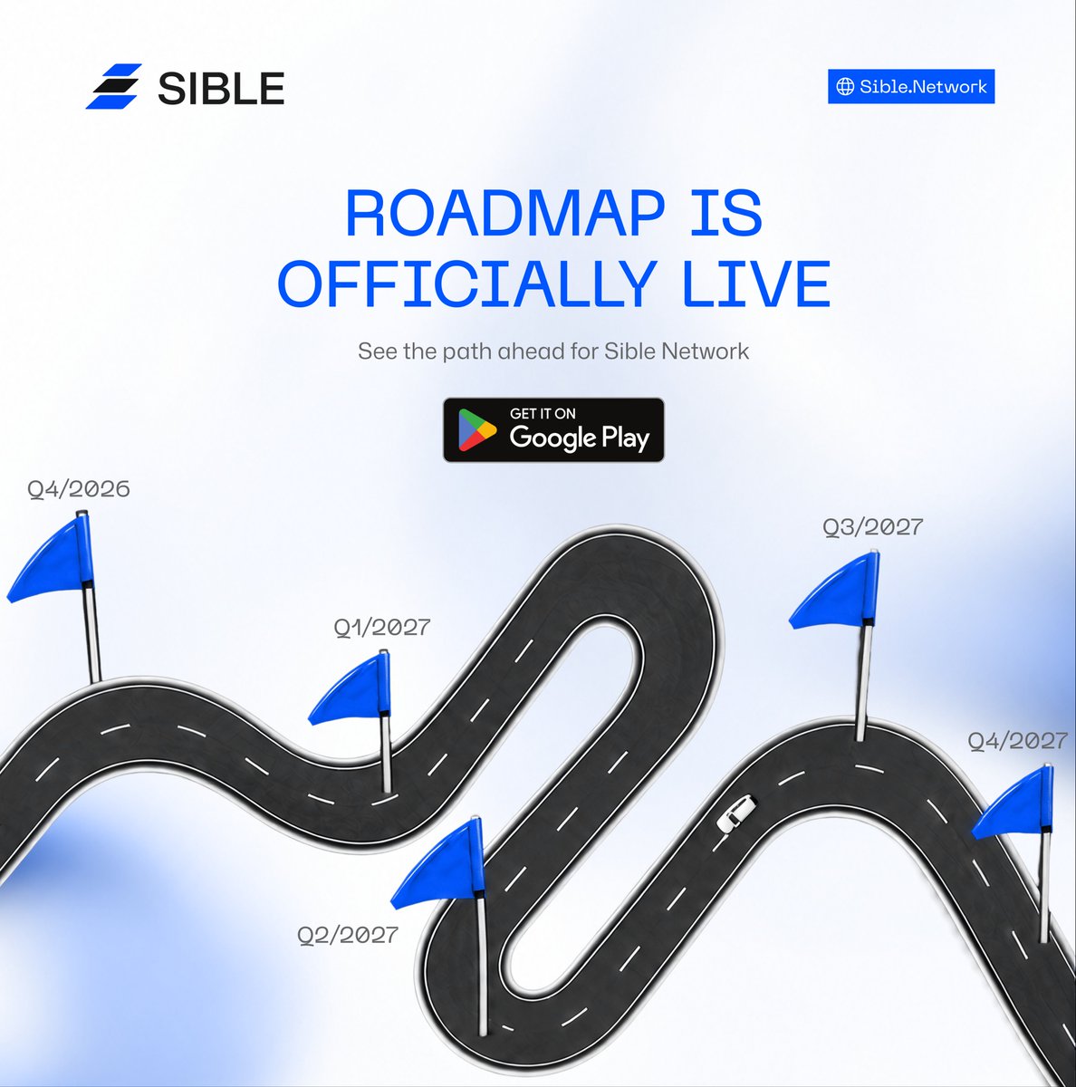 SibleNetworkAI's tweet photo. 🚀 THE SIBLE NETWORK ROADMAP IS NOW LIVE!

The next chapter of @SibleNetworkAI is taking shape.

Our roadmap outlines the key milestones ahead as we build a broader AI-powered ecosystem, from the launch of the Sible App, Sible Sentinel, and the Ambassador Program, to the development of USDS, Sible Fabric, enterprise AI infrastructure, and the Sible Developer Platform.

The roadmap also covers the expansion of Sible Nexus, enterprise and public-sector adoption, the launch of the Sible AI Network, global KYC and on-chain migration, as well as the long-term growth of the $SIBLE economy across AI compute, data, infrastructure, and enterprise settlement.

As the ecosystem expands, Sible also plans to deepen exchange integrations and pursue listings through existing relationships with @okx, @Bybit_Official, and @bitget , while exploring additional major exchanges including @binance and @coinbase.

This is the path toward connecting users, developers, enterprises, AI infrastructure, and blockchain settlement into one unified ecosystem.

🌐 Explore the full roadmap and discover what’s coming next: https://t.co/Sb4hqronl5

#SibleAI #SIBLE #SibleNetwork