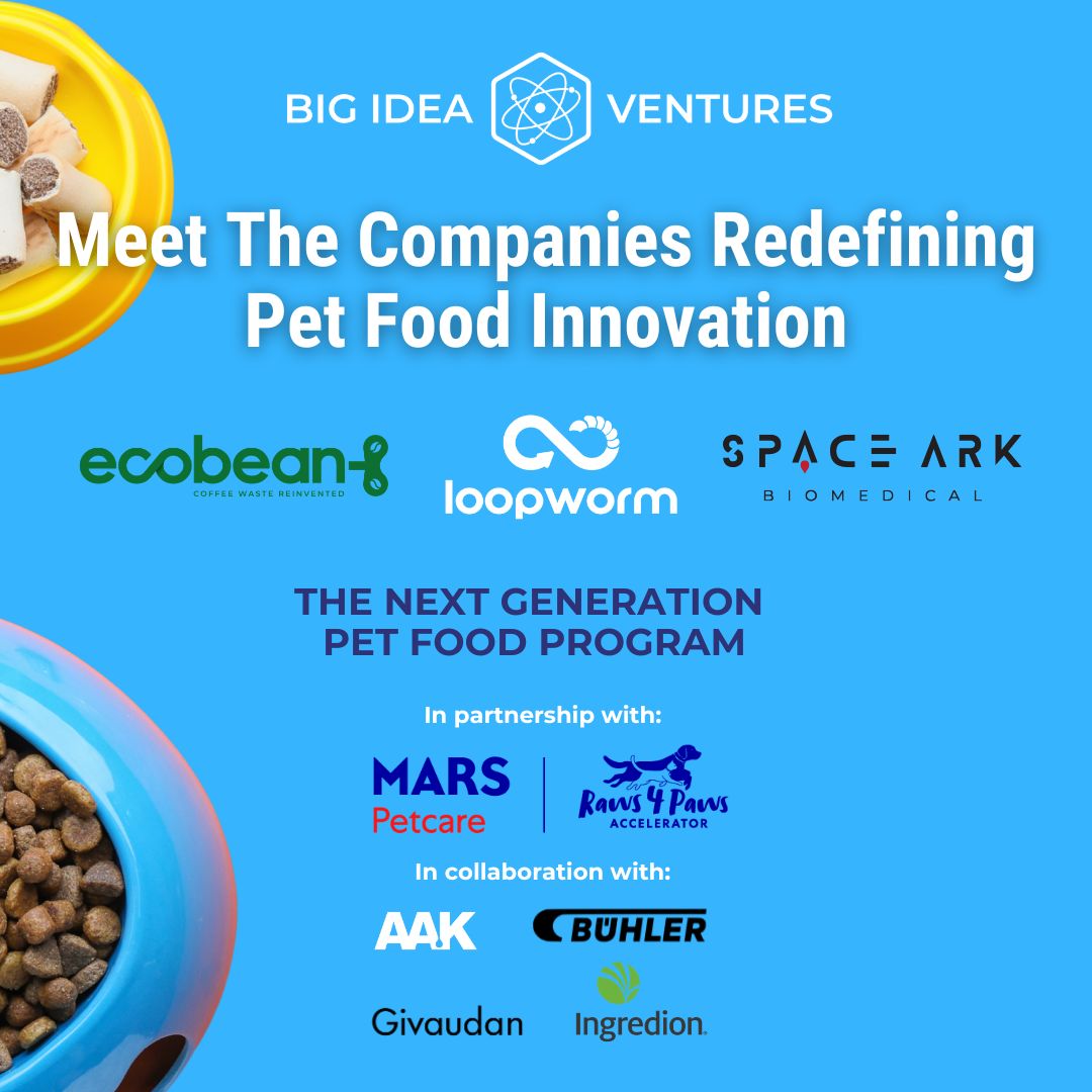 Vevolution_'s tweet photo. 🐾 Three startups are taking on the future of pet food.

@bigideaventures and Mars Petcare have selected three companies for the 2026 Next Generation Pet Food Program, bringing together emerging innovation and industry expertise to explore what’s next for pet nutrition. https://t.co/Lpqjy9kIeW