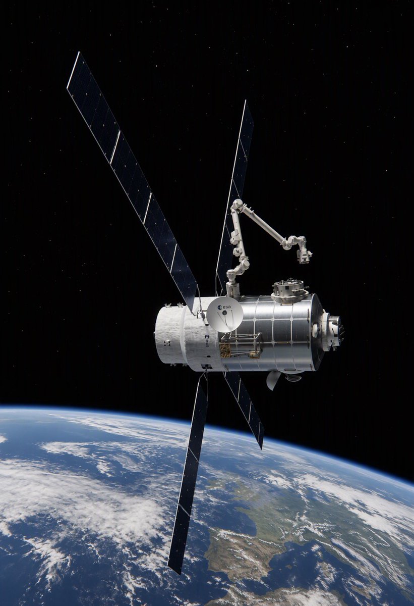 XploraSpace's tweet photo. 🛰️🇪🇺 L’Europe confie à deux consortiums industriels européens des études préliminaires sur la faisabilité d’une station spatiale européenne.

🔹 Alors que la Station spatiale internationale approche de la fin de son exploitation, l’Agence spatiale européenne vient de confier à deux consortiums industriels européens des études préliminaires sur la faisabilité d’un avant-poste orbital dirigé par l’Europe.

🔹 Les équipes sont respectivement pilotées par Airbus Defence and Space et OHB, avec la participation de six autres acteurs industriels et institutionnels européens. 

🔹 L’objectif est d’imaginer une infrastructure capable d’accueillir des astronautes et de soutenir des activités scientifiques, technologiques et de recherche en orbite basse. Les études examineront notamment l’architecture de la station, ses moyens de transport, ses services opérationnels ainsi que les technologies et compétences industrielles nécessaires à son développement. 

🔹 Ce projet s’inscrit dans une réflexion plus large de l’ESA sur l’après-ISS : l’Europe envisage également de s’appuyer sur de futures stations commerciales en orbite basse. Elle a d’ailleurs récemment renforcé ses coopérations avec Starlab et Axiom Space pour préparer cette transition. 

🔹 L’Europe dispose déjà d’une solide expérience grâce à sa participation à l’ISS, notamment avec le laboratoire Columbus et le module de service européen d’Orion. 

👉 Ces études, lancées en juin 2026 pour une durée d’environ neuf mois, doivent surtout permettre de déterminer ce qui serait techniquement, industriellement et programmatiquement réalisable. Aucune décision de construire une telle station n’est donc encore prise : les résultats serviront à préparer de futures décisions des États membres de l’ESA.