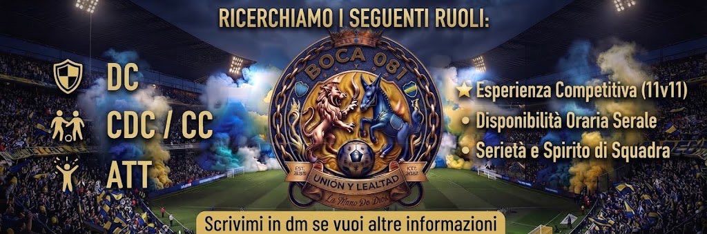Boca_081's tweet photo. @RT_Proclub @Rtproclub_ @RTAllProClub @pctransfermarkt @Retweet_Proclub @RTProClubsITA @RTproclub @vGamesRT https://t.co/taT2RI08Qv