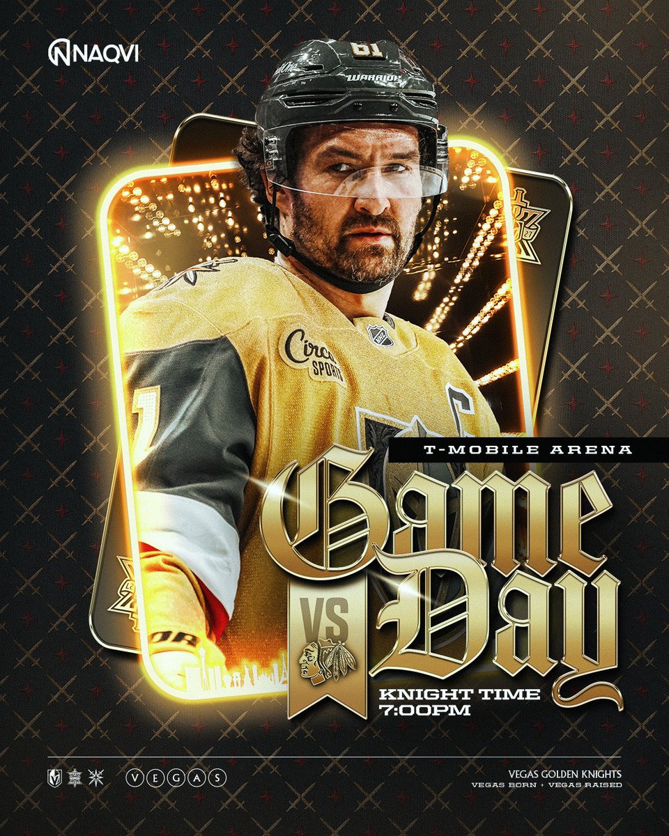 GoldenKnights's tweet photo. SEASON X OPENING KNIGHT IS HERE ⚔️

📺: ESPN
📻: @VGKRadioNetwork 107.9 KVGS-FM | 105.7 Maxima
📰: https://t.co/68VK286lL1
🎟️: https://t.co/mChpP44wCu https://t.co/uTx05ZR669