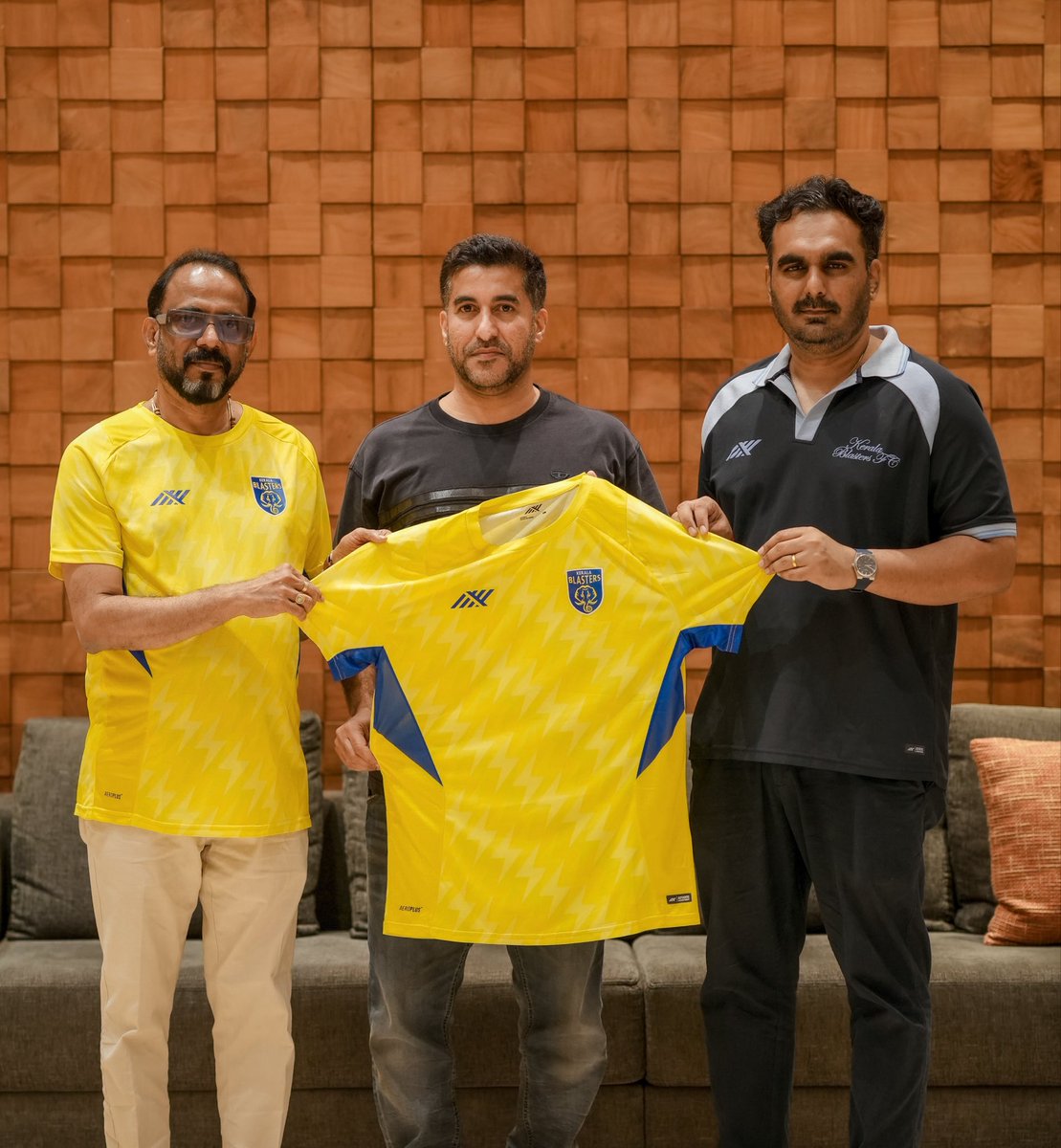 KeralaBlasters's tweet photo. Kerala, this is from our hearts. 💛

We are incredibly happy and honoured to take up this journey with Kerala Blasters — a club that represents far more than football. It represents the passion, pride, dreams and emotions of millions of people. https://t.co/KXJjAfPciM