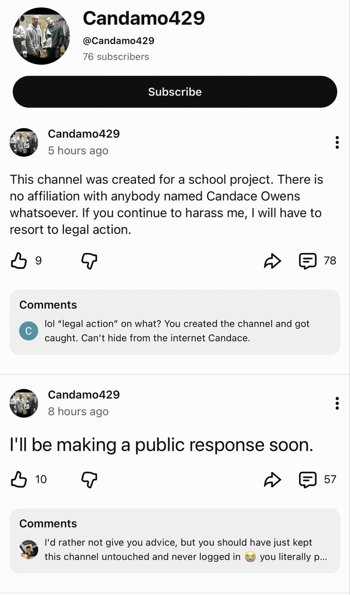 RavenGrace0613's tweet photo. Candace you’re literally in the video how could it not be associated with you.  Ok Candace, we will be waiting for the how this video has nothing to do with you since you are in the video.  

And this same “Candamo429” is used for the dating sites, my space, Flicker and more  with your pictures on them.  Your email was Candamo429.   

It probably was a school project.  But that no less makes it not yours.  

I personally don’t care about the lesbian sites in college, you do you but to say all this isn’t you is stupid.   

Why ya always lying?