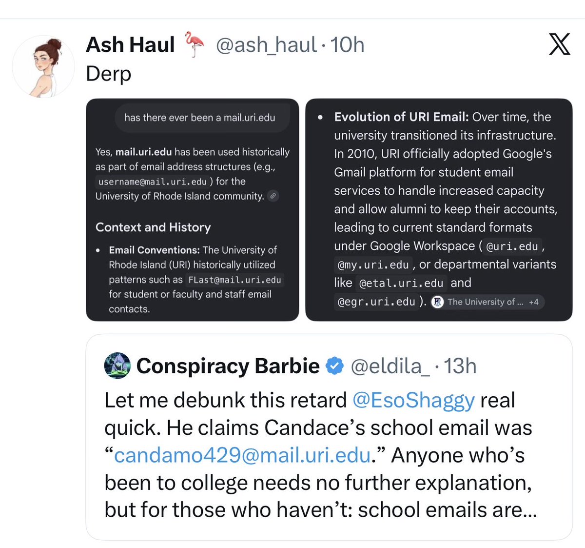 RavenGrace0613's tweet photo. Candace you’re literally in the video how could it not be associated with you.  Ok Candace, we will be waiting for the how this video has nothing to do with you since you are in the video.  

And this same “Candamo429” is used for the dating sites, my space, Flicker and more  with your pictures on them.  Your email was Candamo429.   

It probably was a school project.  But that no less makes it not yours.  

I personally don’t care about the lesbian sites in college, you do you but to say all this isn’t you is stupid.   

Why ya always lying?