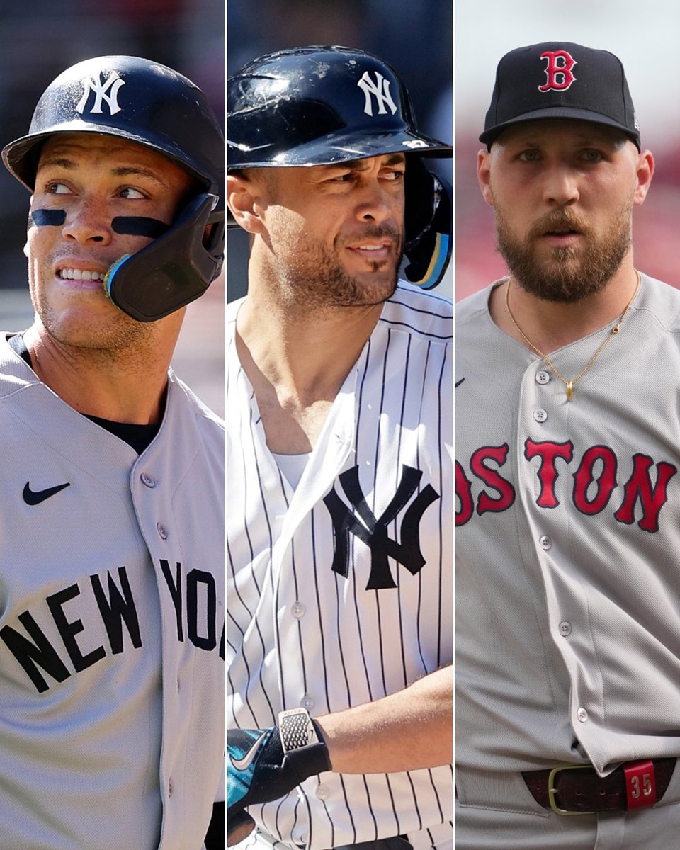 espn's tweet photo. Aaron Judge is not on the Yankees Wild Card roster, the team announced.

However, Giancarlo Stanton and Garrett Crochet are on New York's and Boston's rosters, according to the teams. https://t.co/FBZ21GyGtG