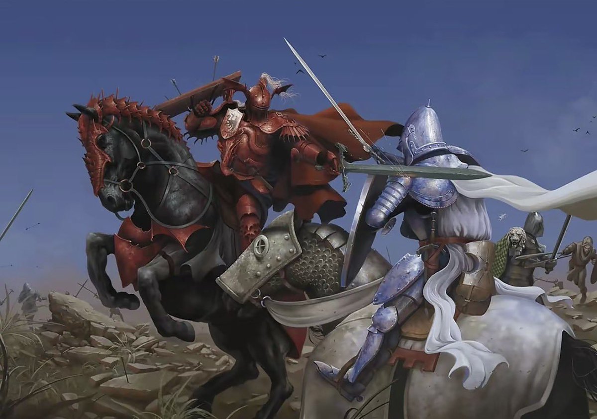 mxn7q's tweet photo. #ASOIAF

الملك ديمون بلاكفاير ضد فارس الحرس الملكي السير چوين كوربراي.

واحدة من اعظم اللوحات الي شفتها https://t.co/jUKGvfP23r