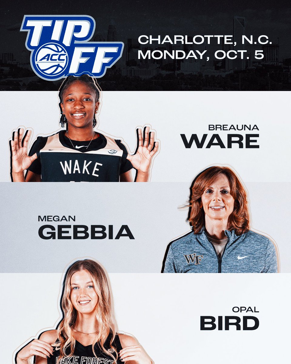 WakeWBB's tweet photo. The Deacs are ready to represent in Charlotte🎩 https://t.co/kHV6W2eDzl