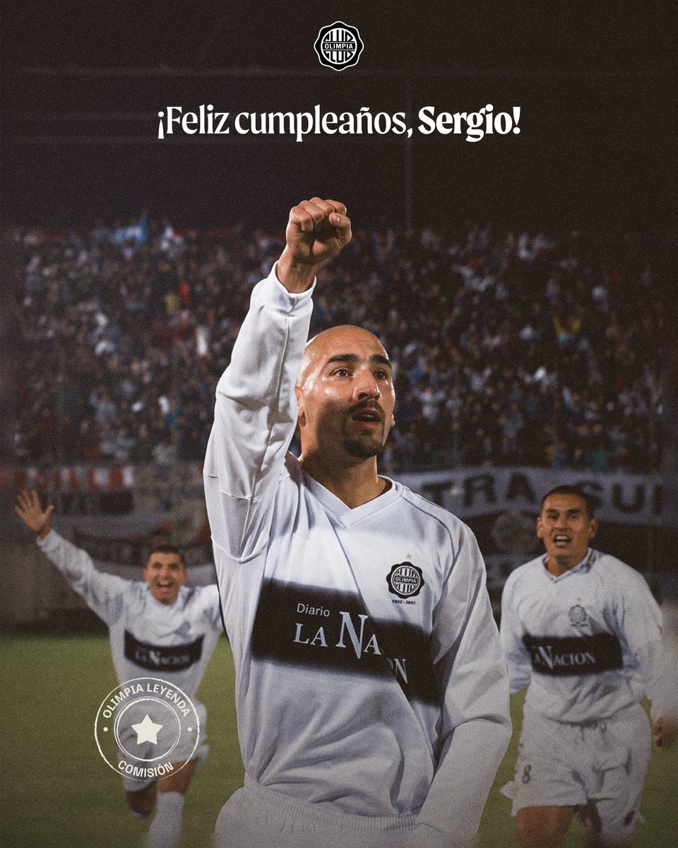 elClubOlimpia's tweet photo. #𝐎𝐥𝐢𝐦𝐩𝐢𝐚𝐋𝐞𝐲𝐞𝐧𝐝𝐚 ⭐️

SERGIO DANIEL ORTEMAN.

Ídolo indiscutido del Club.

El uruguayo que fue parte de la Gloria Eterna y que quedó en la memoria de todos los Olimpistas.

¡Feliz cumpleaños, 𝐒𝐎𝟏𝟔 querido!

🤍🖤🤍 https://t.co/Wdyo0H8Jw2