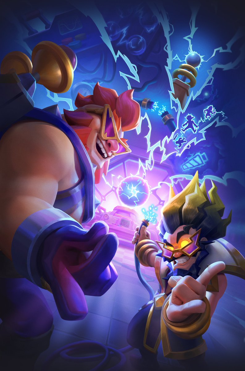 Dcmat's tweet photo. Clash Royale's loading screen for October ⚡️ https://t.co/7NP9e0DmKh