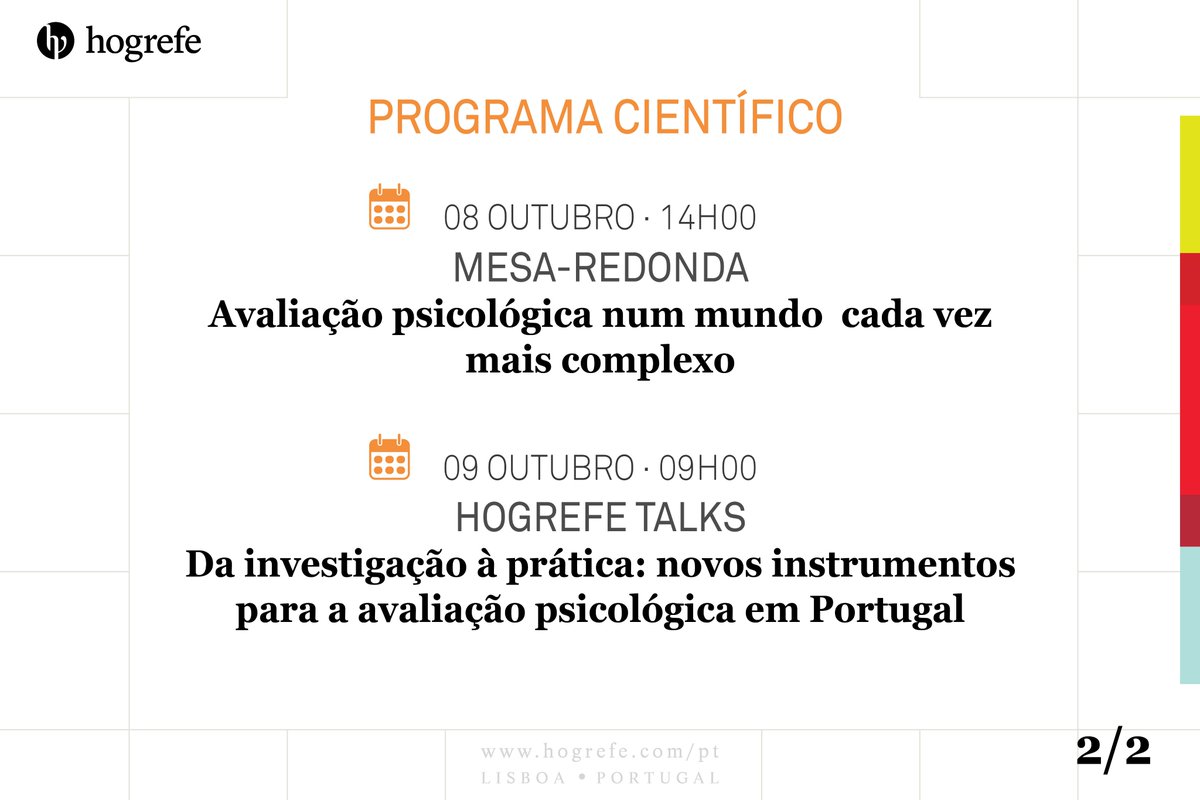 editora_hogrefe's tweet photo. A Editora Hogrefe é Patrocinadora Oficial do 7.º Congresso da Ordem dos Psicólogos Portugueses, que reúne a comunidade psicológica de 7 a 9 de outubro, em Coimbra. 📅Conheça o programa completo: https://t.co/r3pxHx4qLg

#editorahogrefe #opp #psicologia https://t.co/36myb8fAcB