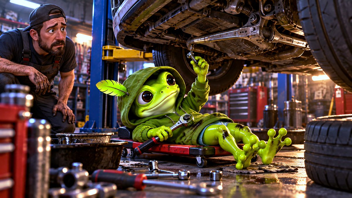 Frog_In_Hood's tweet photo. I watched a tutorial. We’re good. 

$FIH 🐸🪶 https://t.co/RRu9VgfQ8Y