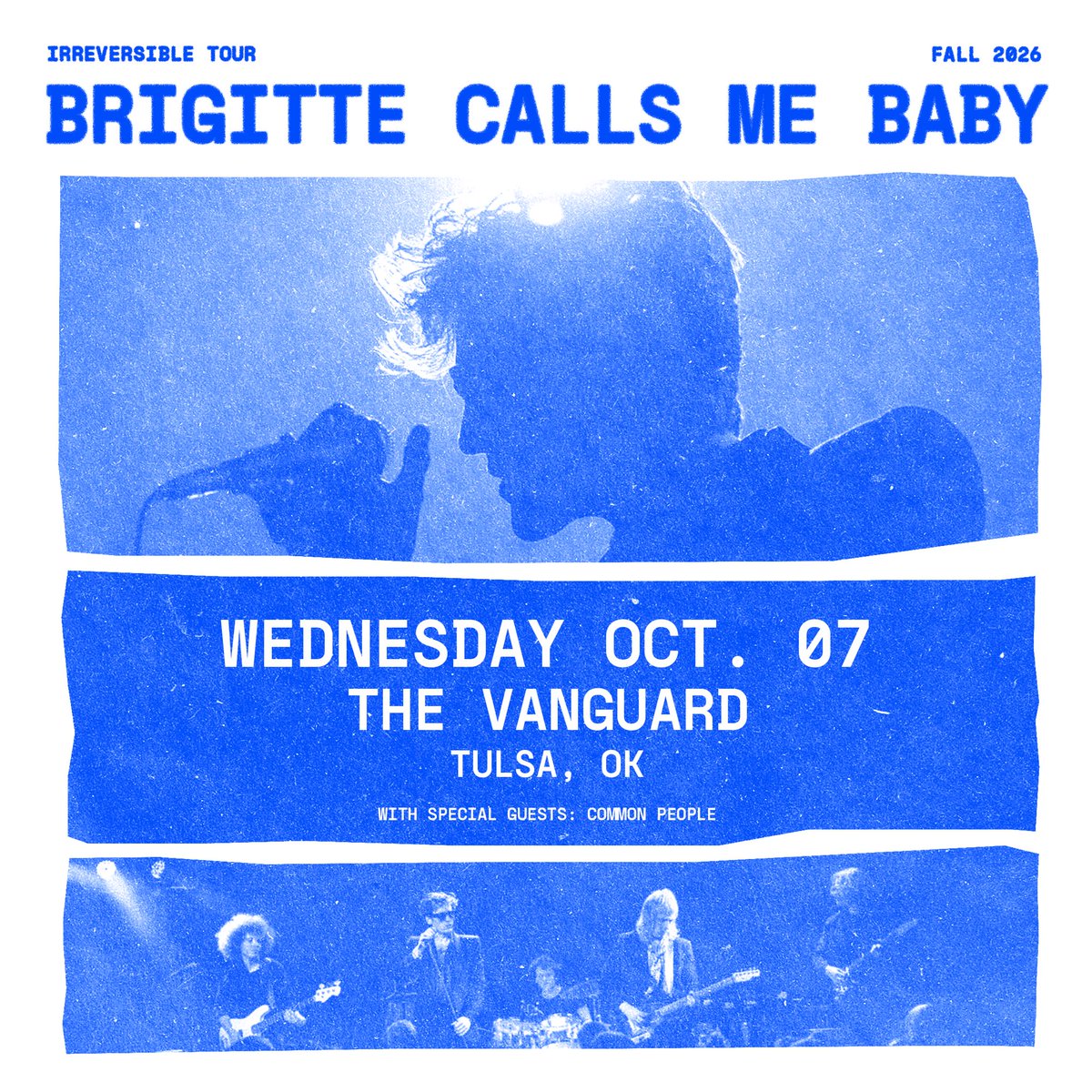 BCMBband's tweet photo. On October 7th, we’ll be kicking off the 2nd leg of our NA IRREVERSIBLE TOUR at @TulsaVanguard in Tulsa. Tickets are on sale now. See you there 💙

Tickets: https://t.co/V73gs4u6zK https://t.co/A93yy8d8nc