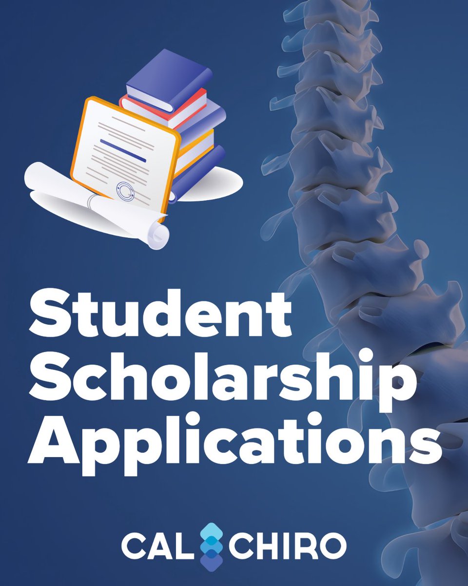 CalChiroOrg's tweet photo. CalChiro student members can apply for scholarships supporting the next generation of chiropractic professionals and leaders! 🎓

Learn more and apply → https://t.co/zZm8lMMnfL

#ChiropracticScholarship https://t.co/DpQ6plnPWD