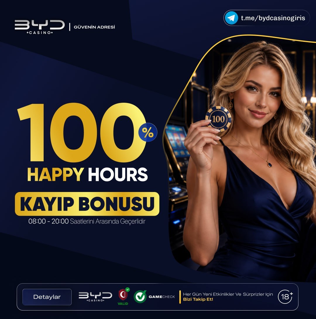 bydgundem's tweet photo. BYD CASİNO' da  %100 Happy Hours Fırsatı 😭

💰 MİNİMUM 500₺  MAKSİMUM 3.000₺  💰
        ❕   KAYIPLARDA GEÇERLİDİR    ❕

⏰ Her gün 08:00 – 20:00 arasında geçerlidir.

⭐️ Türkiye’nin En Çok Kazandıran Bahis Sitesi – BYD Casino https://t.co/QS4upFoNuv