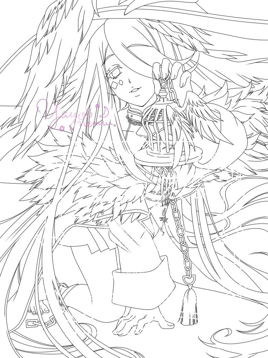 yayoi_nemuchan's tweet photo. 線画❁⃘*.ﾟ

#イラスト
#NTE
#NTEネバエバ
#クロバネ https://t.co/QOuzzynJTl