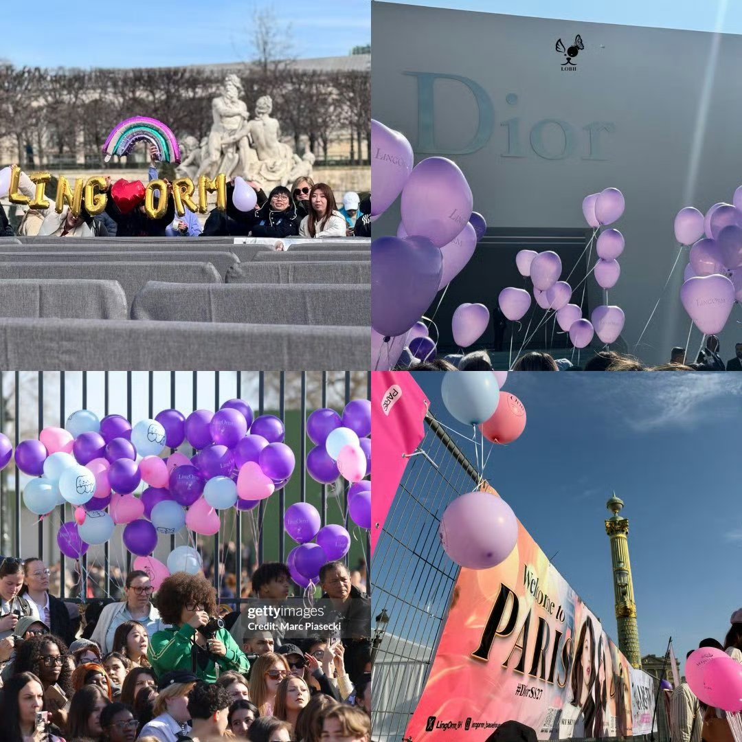 imurhome88's tweet photo. LingOrm fourth Paris Fashion Week together and the love only gets bigger every time 💜🩵🩷 So proud of how far they've come together 🇫🇷

Thank you to every fan who came together to welcome and support our girls. LingOrm are so loved 🤍

LINGORM BA DIOR AT PFW
#DiorSummer27xLingOrm
#LinglingKwong #OrmKornnaphat 
#LingOrm #Dior #DiorSummer27 #PFW