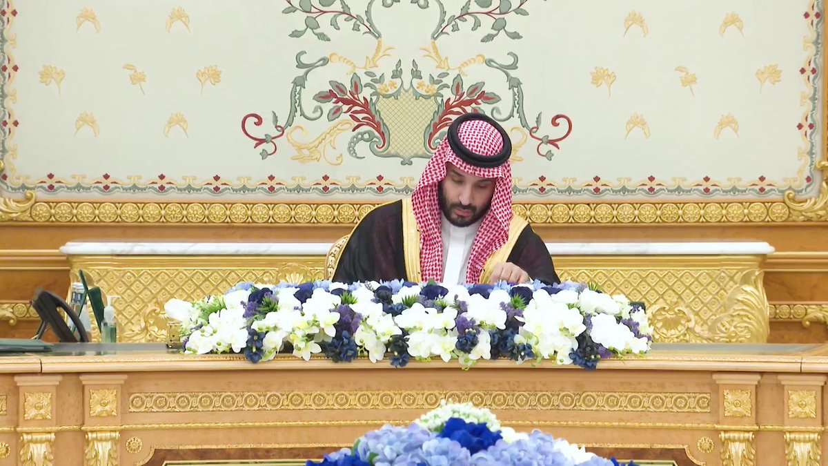 ولي العهد يرأس جلسة مجلس الوزراء في الرياض 