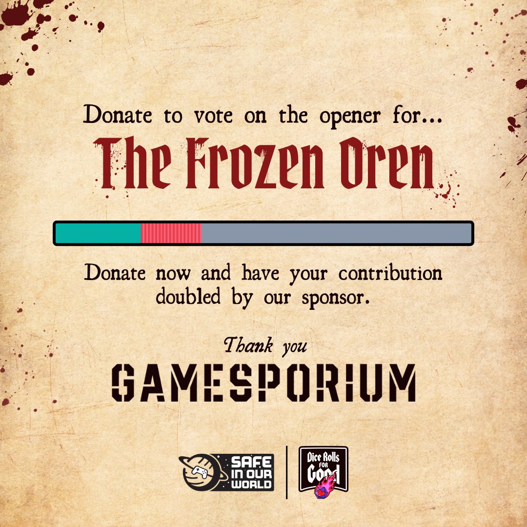 SafeInOurWorld's tweet photo. Dice Rolls For Good has already raised £875.00 for Safe In Our World, and we're just getting started! 💚 Make your donation go further, thanks to @Gamesporium.

🔗 https://t.co/qlw7hf9zxJ https://t.co/ub8821GoMH