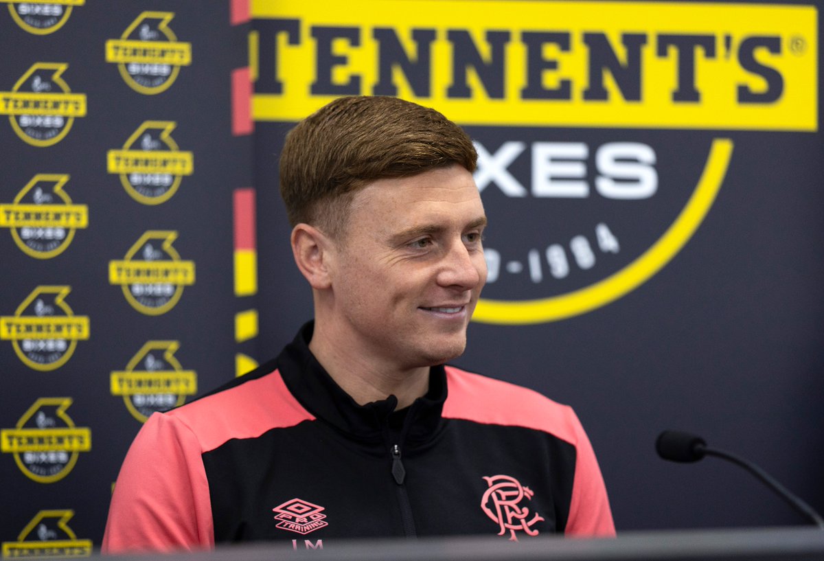 RangersFC's tweet photo. 🗣️ "I'm really looking forward to it and really excited to be honest, getting the chance to pull the jersey back on and the boots." 

👉 Read more from Lewis Macleod ahead of this weekend's Tennent's Sixes: https://t.co/Xy7xDbOFER https://t.co/RBSMhiXQcb