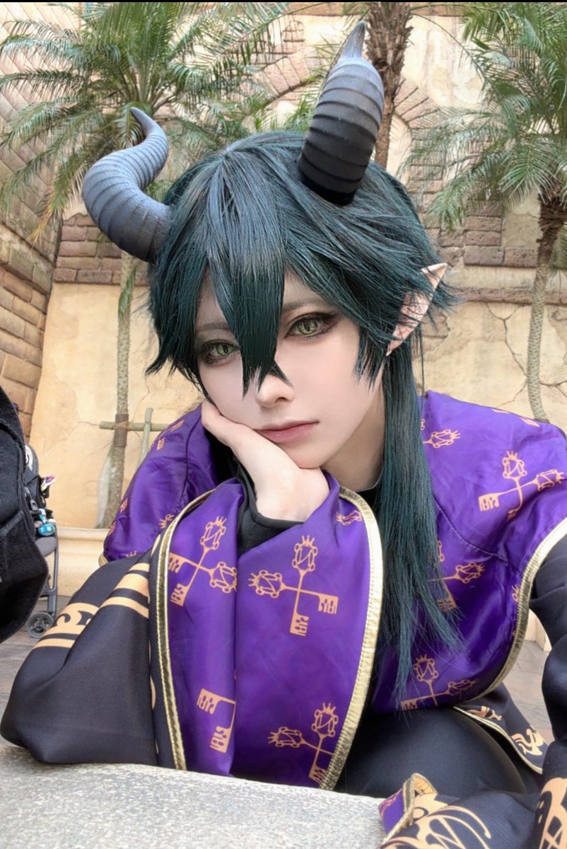 slepns's tweet photo. #Dハロ仮装2026 #Dハロツイステ

寝る前に一枚 https://t.co/QqId6UbZFT