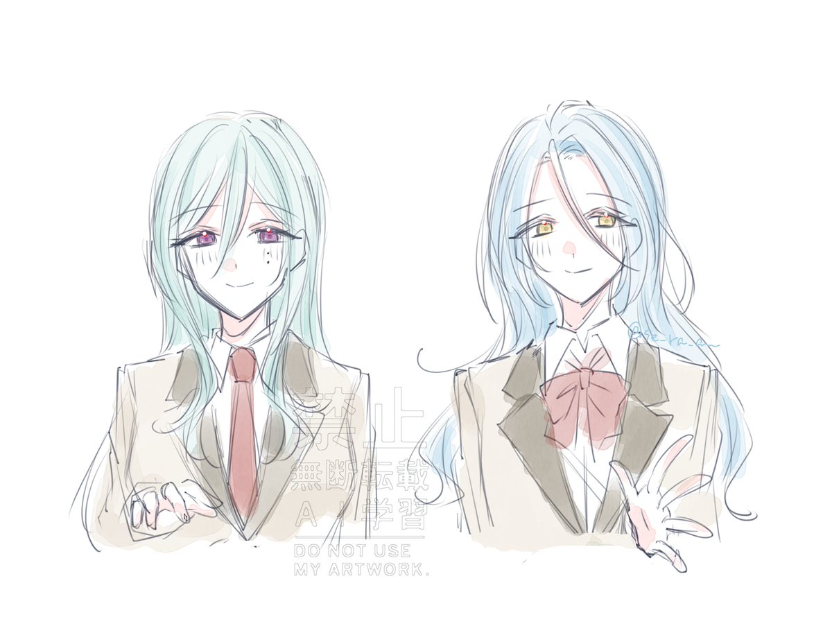 se_ra_an's tweet photo. にょた 巽+要 https://t.co/S4Wh9Ib2t7