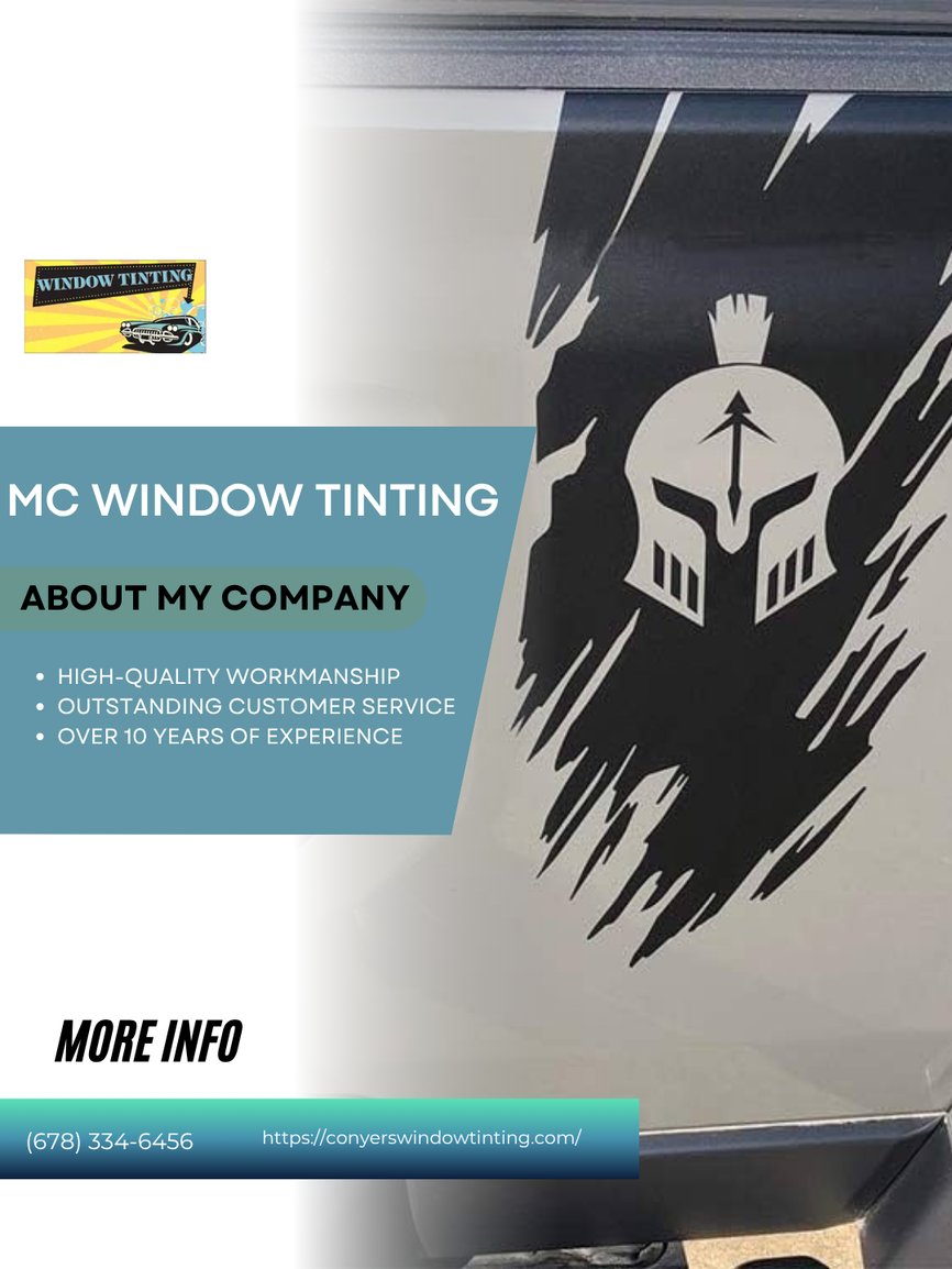 MCWindowTinting's tweet photo. Professional graphics can help your vehicle make a stronger impression. My vehicle decals are made from high-quality materials for a polished look that lasts. Let's design yours today! #VehicleDecals #CustomDesigns
https://t.co/cVmxVxViDm https://t.co/EThCQ2UQBU