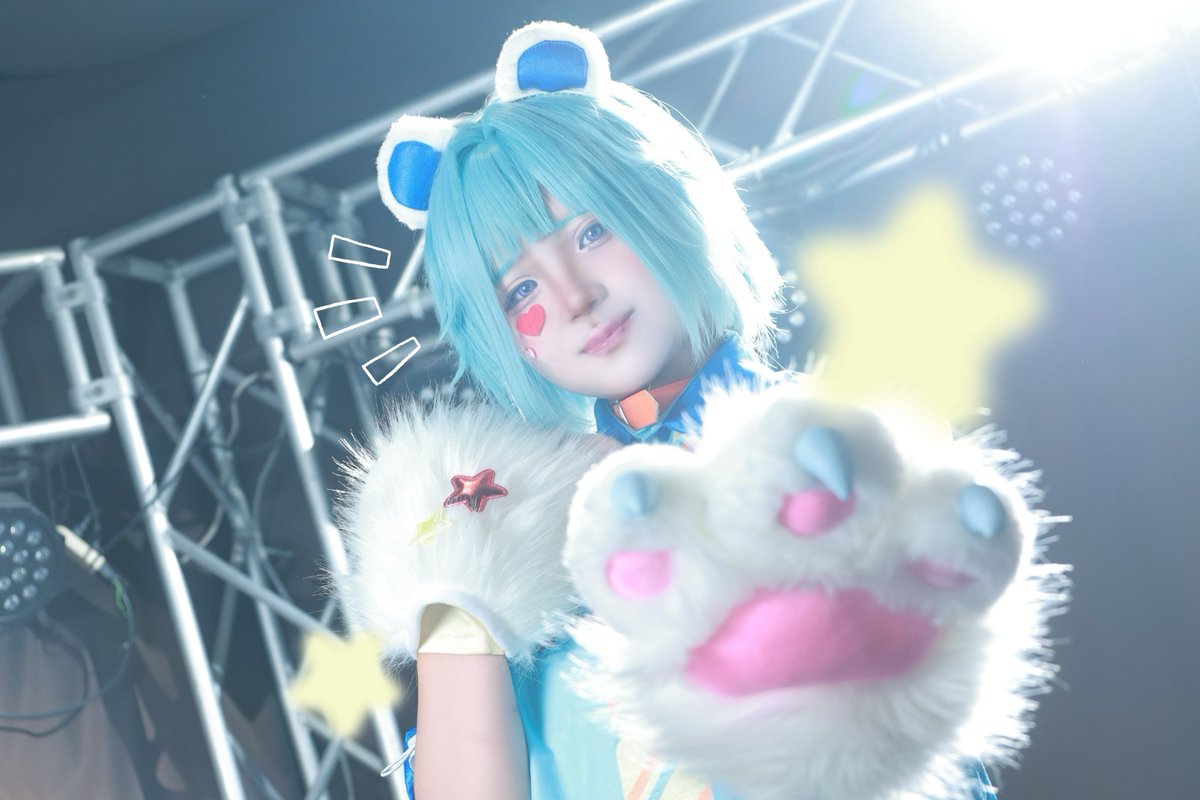 kurumi_cos's tweet photo. cos. enst 🧸🩵

✩.｡…………………………………………… ｡.✩

　　　  ゆ・え・に・必・勝 ！

✩.｡…………………………………………… ｡.✩
#あんさんぶるなアイドルオンリー 
 #コセット池袋 https://t.co/4vQecvBipj