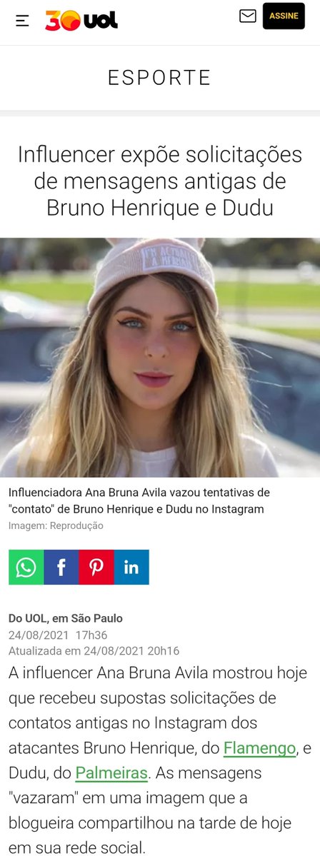 Polemico_Tv's tweet photo. 🚨Urgente: Ana Bruna Ávila já tinha acusado os jogadores casados Dudu (Palmeiras) e Bruno Henrique (Flamengo) de assédio, sem provar nada.

#Afazenda18 #anabrunaavila #serginho #expulsão #acusação #babado #grave https://t.co/qBpvQkeDFm