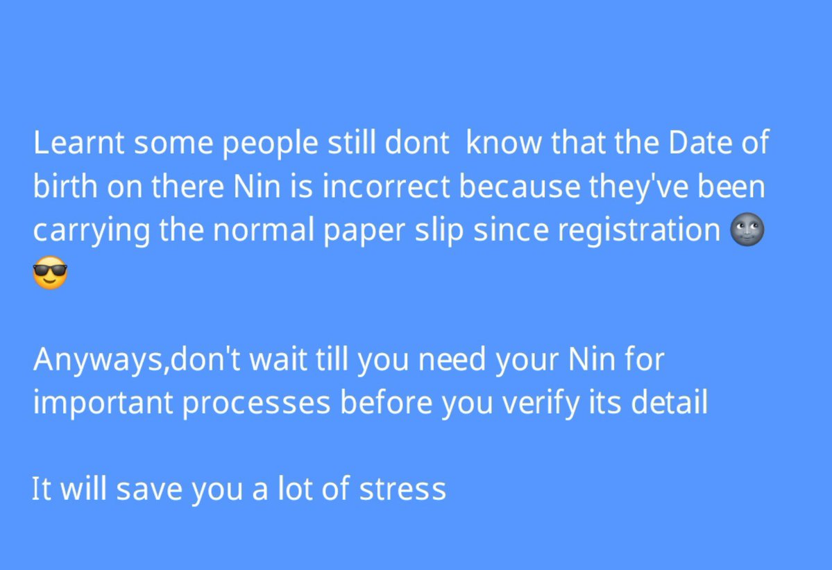 Armdivaa's tweet photo. A stitch in time saves NIN they say....don't wait till you need your Nin for urgent processing before you take a step to resolve its issues 

We offer seamless NIN resolution services and we deliver always 🫰 

Oya send a DM let's get started ✨ https://t.co/jevUISBmx9