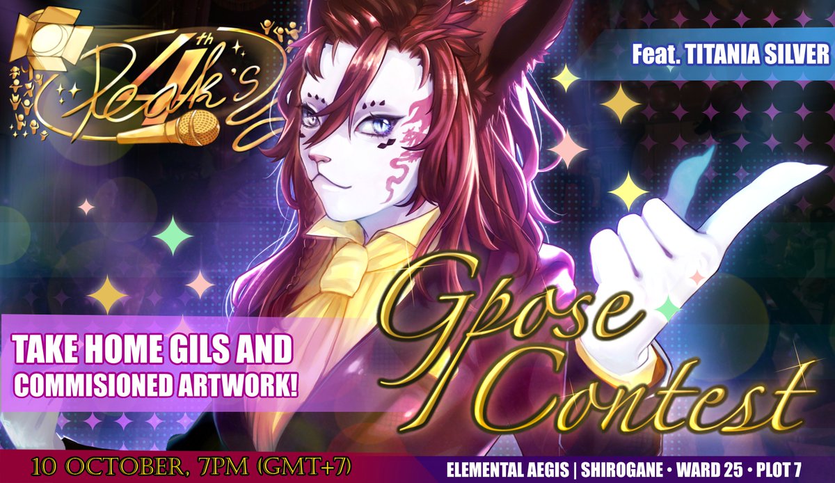 JioHipolito's tweet photo. 📸Snap, Share, and Win!📸

It really IS that easy! Share a GPose during the event for a chance to win massive gil prizes as well as a portrait of your WoL, done by our in-house artist!

For the complete prizes and event rules, please check our server announcement!

#PeaksPub https://t.co/BI9ltUC7wJ