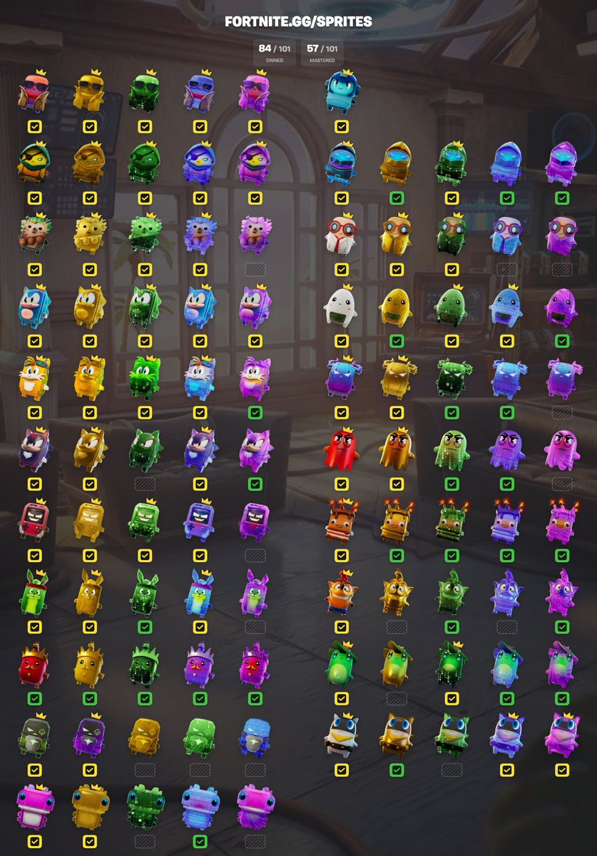 FleurDeBrittany's tweet photo. my Sprite progress so far! #fortnite #override #sprite #sprites #tracker #new #epicgames #fn 💖 https://t.co/4AlC9vZvoe