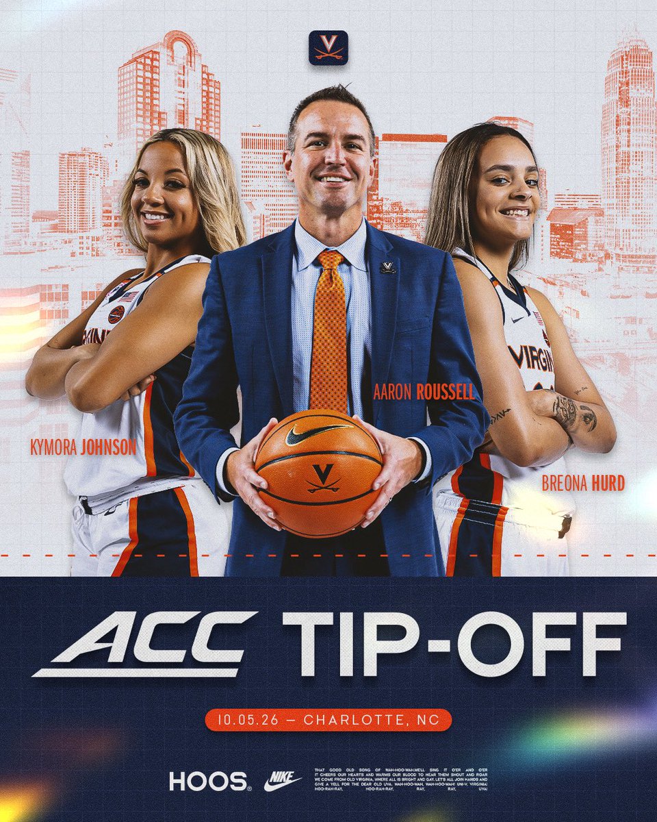 UVAWomensHoops's tweet photo. See you in Charlotte for ACC Tipoff! 🎙️

#GoHoos https://t.co/ilgmT4Ly4s